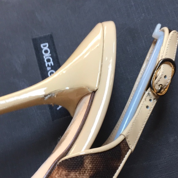 Beautiful tan leather/canvas signature leather D&G - Picture 4 of 8